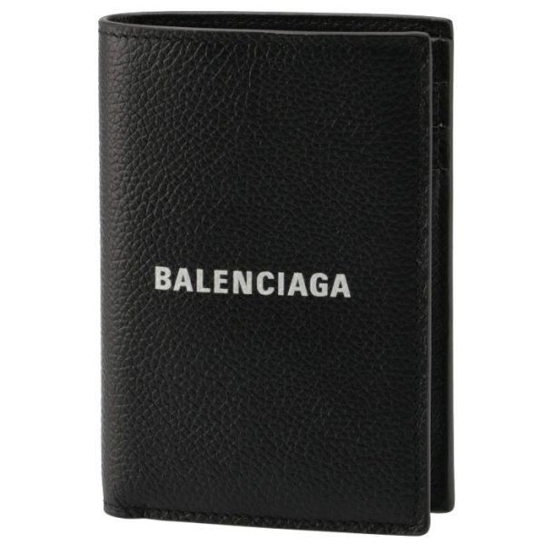 6556831izi31090 Balenciaga Cash Vertical Wallet Black