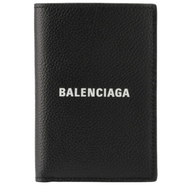 6556831izi31090 1 Balenciaga Cash Vertical Wallet Black