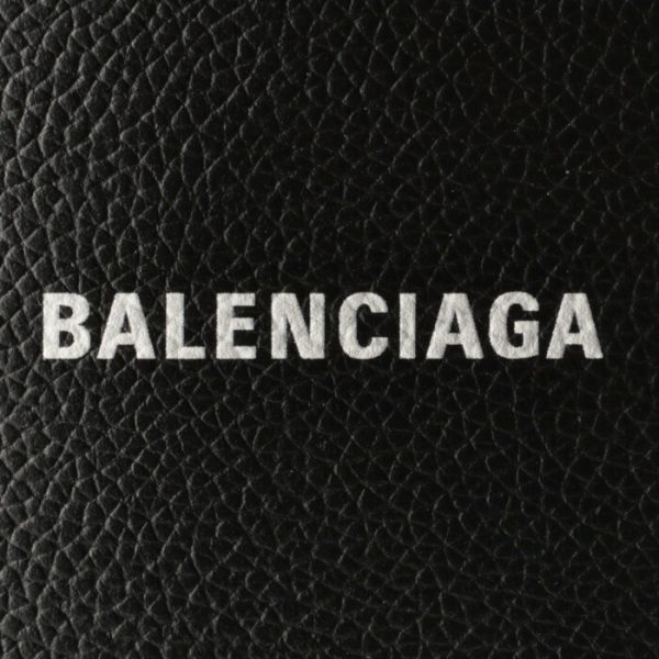 6556831izi31090 3 Balenciaga Cash Vertical Wallet Black