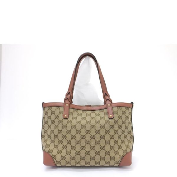 65610 2 GUCCI GG Canvas Tote Bag with Pouch