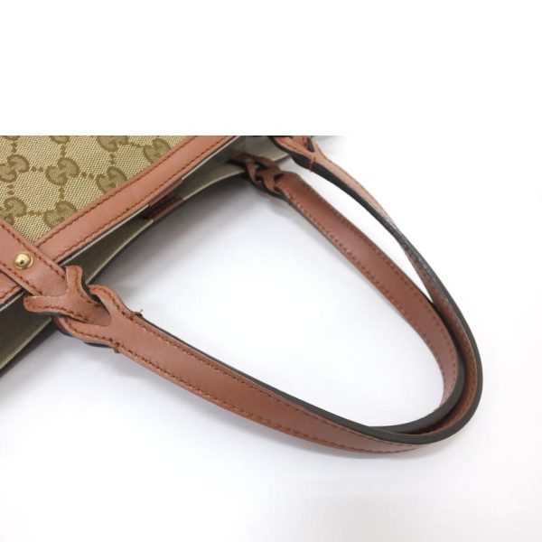 65610 4 GUCCI GG Canvas Tote Bag with Pouch