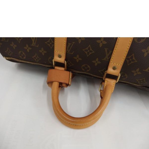 65638 3 Louis Vuitton Keepall Monogram Duffel Bag Brown