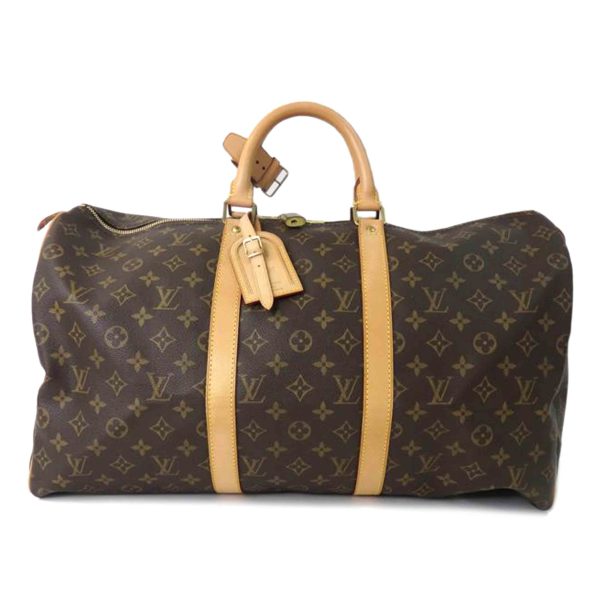 65744 1 Louis Vuitton Keepall Monogram Duffel Bag Brown