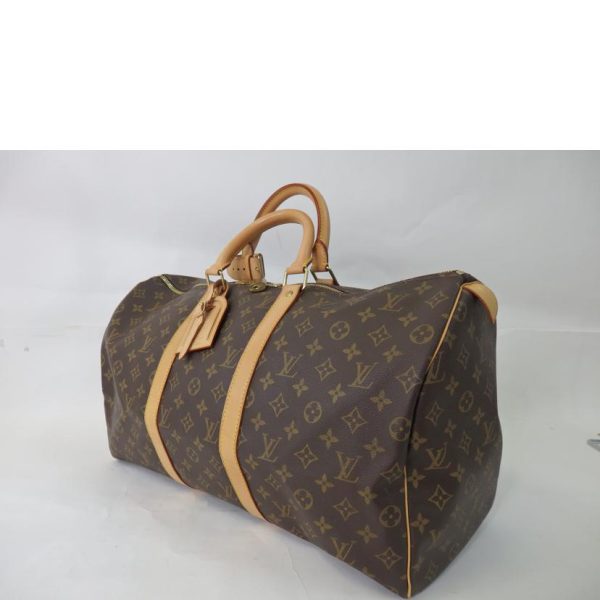 65744 3 Louis Vuitton Keepall Monogram Duffel Bag Brown