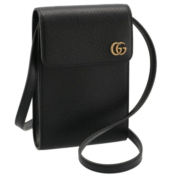 657590dj20t1000 GUCCI Marmont GG Mini Bag Black