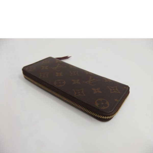 65805 5 Louis Vuitton Portefeuil Clemence Wallet Fuchsia