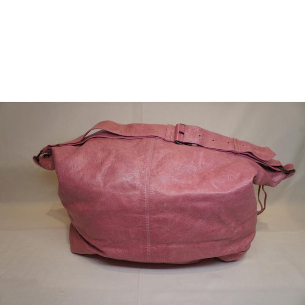 65926 2 Balenciaga Courrier Leather Solid Bag Red