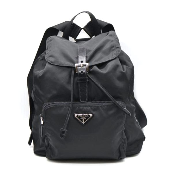 66015 1 PRADA Prada Vera Sports Nylon Bag Pack Nero