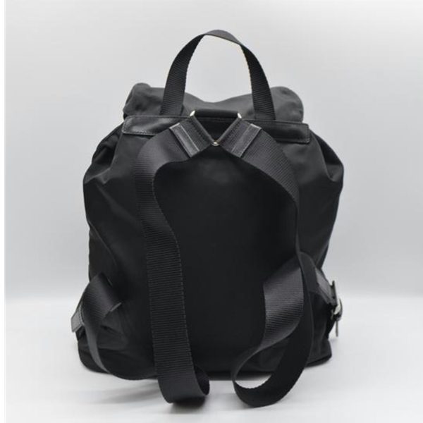 66015 2 PRADA Prada Vera Sports Nylon Bag Pack Nero