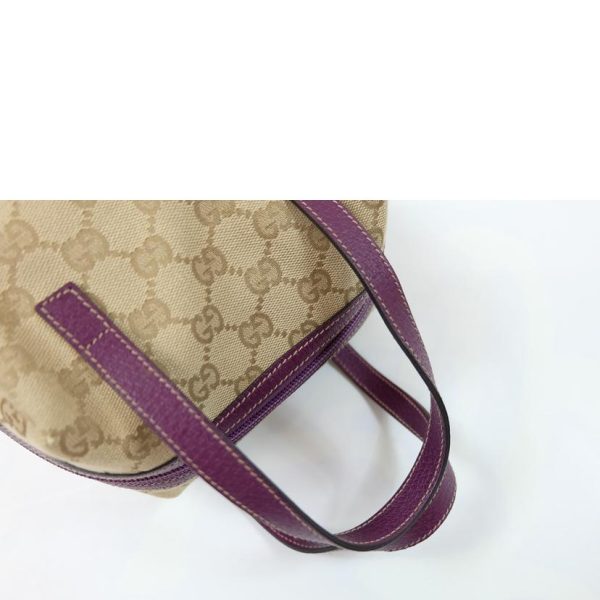 66067 4 Gucci GG Canvas Mini Handbag Beige