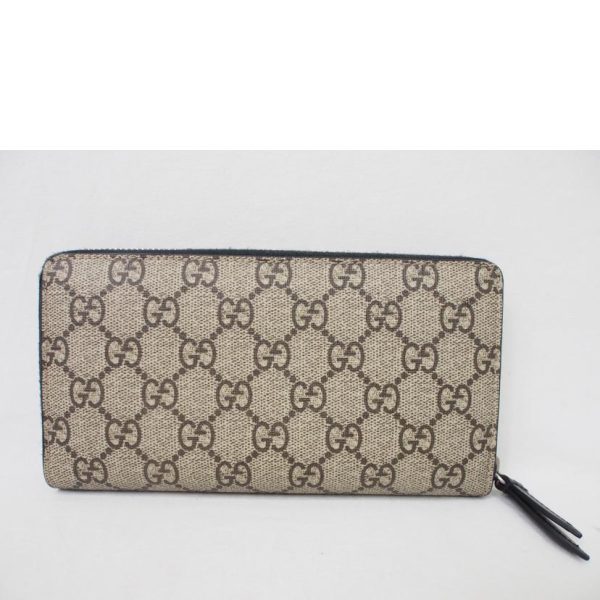 66087 2 Gucci Kingsnake Print Round Zipper Long Wallet