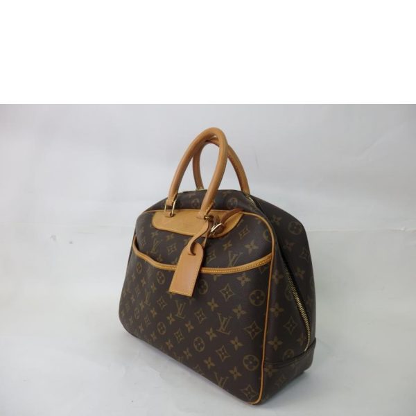 66208 3 Louis Vuitton Deauville Monogram Vanity Bag Brown