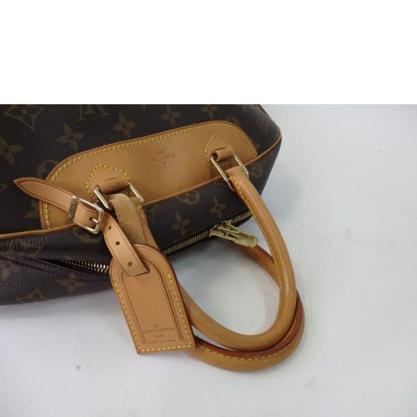 66208 5 Louis Vuitton Deauville Monogram Vanity Bag Brown