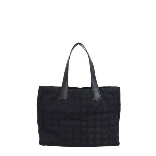 66228 2 Chanel New Travel Line Tote Bag Black