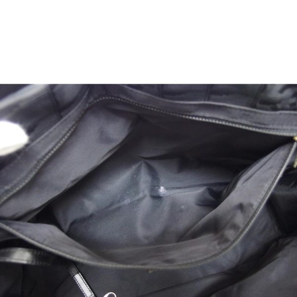 66228 7 Chanel Travel Line Nylon Tote Bag Black