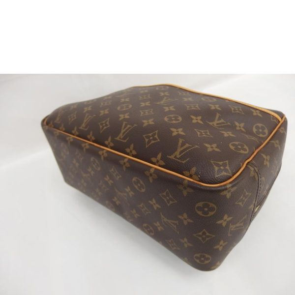 66253 3 Louis Vuitton Bowling Deauville Monogram Vanity Bag Brown