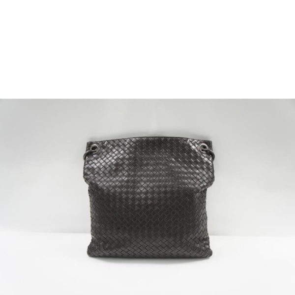 66259 2 Bottega Veneta Intrecciato Shoulder Bag Black