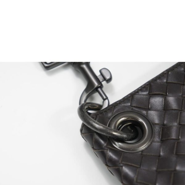 66259 8 Bottega Veneta Intrecciato Shoulder Bag Black