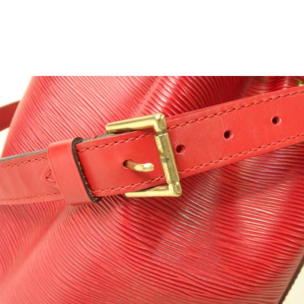 66260 8 Louis Vuitton Petit Noe Epi Handbag Castilian Red