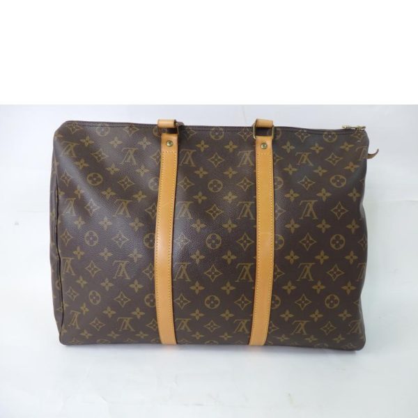 66345 2 Louis Vuitton Flannery Monogram Shoulder Bag Brown