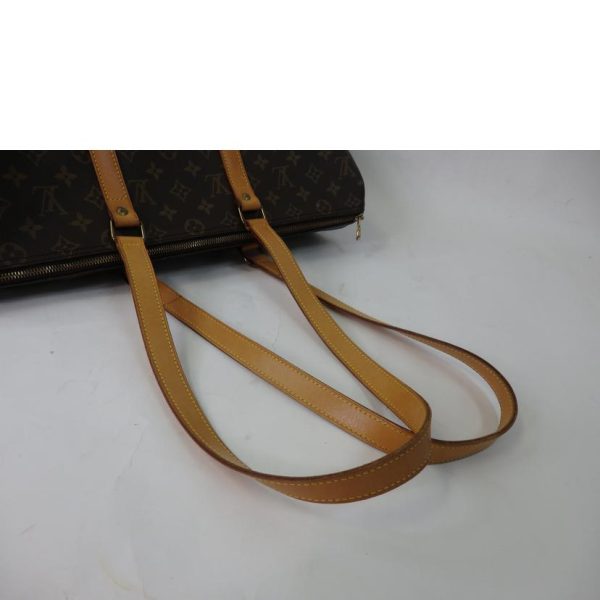 66345 6 Louis Vuitton Flannery Monogram Shoulder Bag Brown