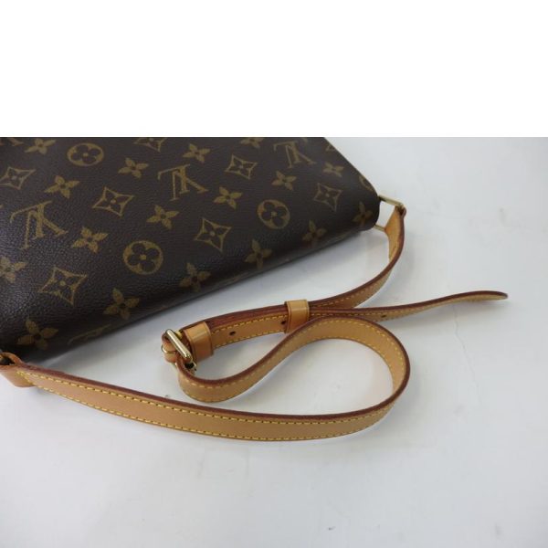 66390 5 Louis Vuitton Musette Tango Short Strap Monogram Bag Brown