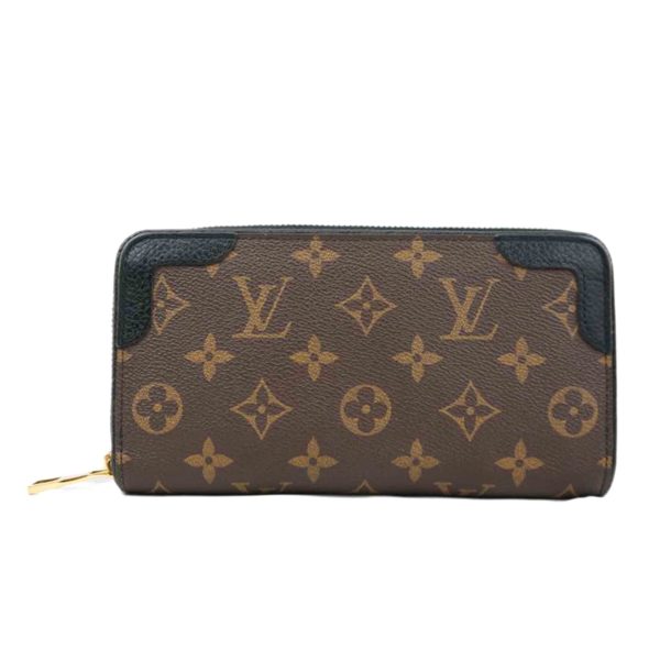 66420 1 Louis Vuitton Zippy Retiro Wallet Black