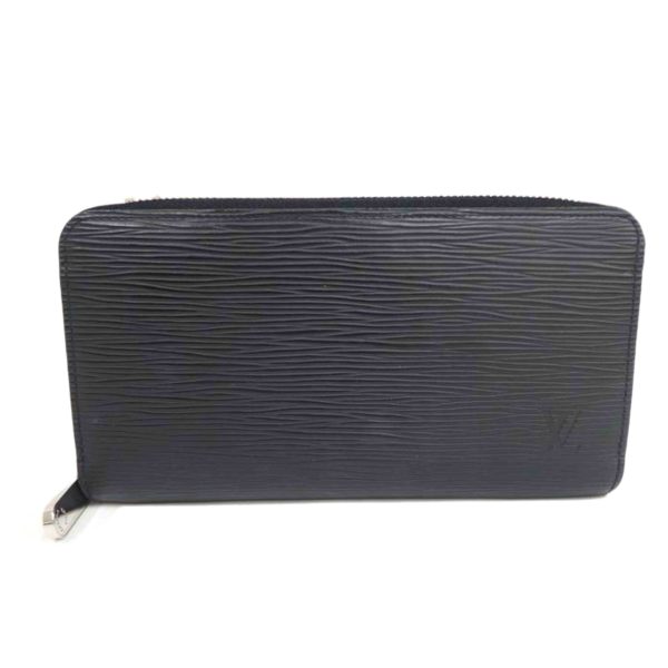 66482 1 Louis Vuitton Zippy Wallet Epi Wallet Noir