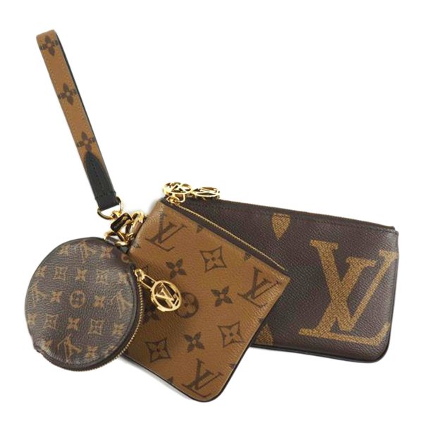 66644 1 Louis Vuitton Pochette Trio Pouch Monogram