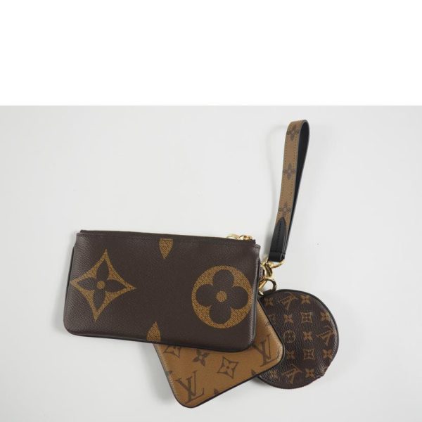 66644 2 Louis Vuitton Pochette Trio Pouch Monogram