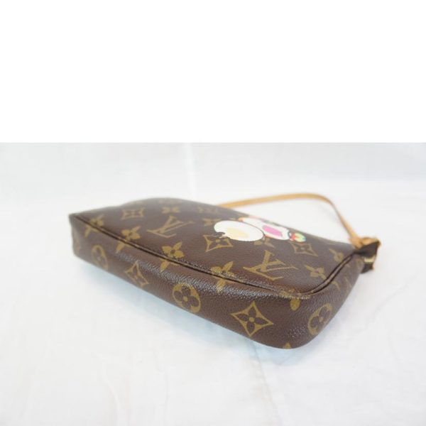 66651 3 Louis Vuitton Pochette Panda Series Clutch Bag Brown