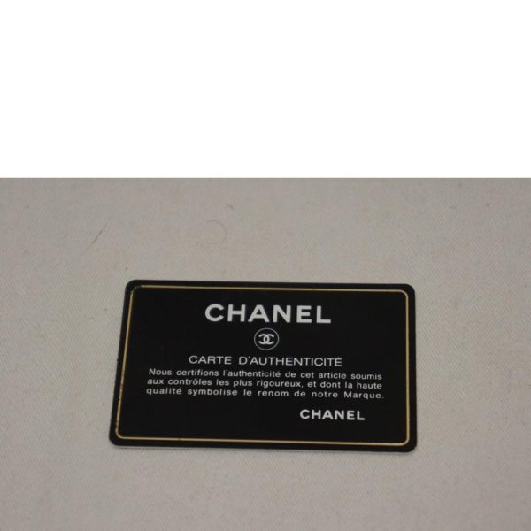 66675 6 Chanel Leather Chain Shoulder Bag Black