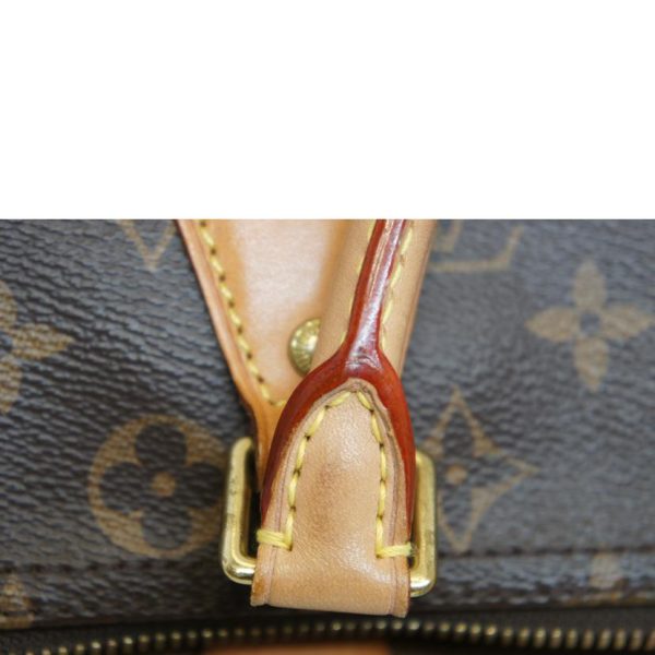 66703 13 Louis Vuitton Speedy Bandouliere Monogram Handbag Brown