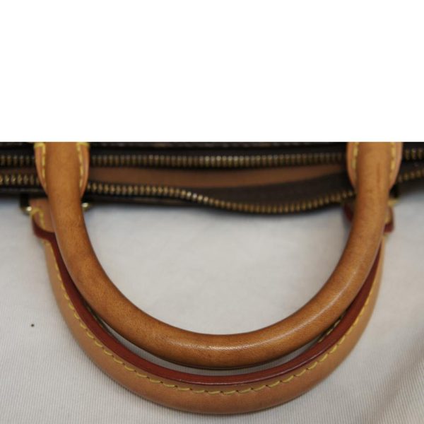 66703 15 Louis Vuitton Speedy Bandouliere Monogram Handbag Brown