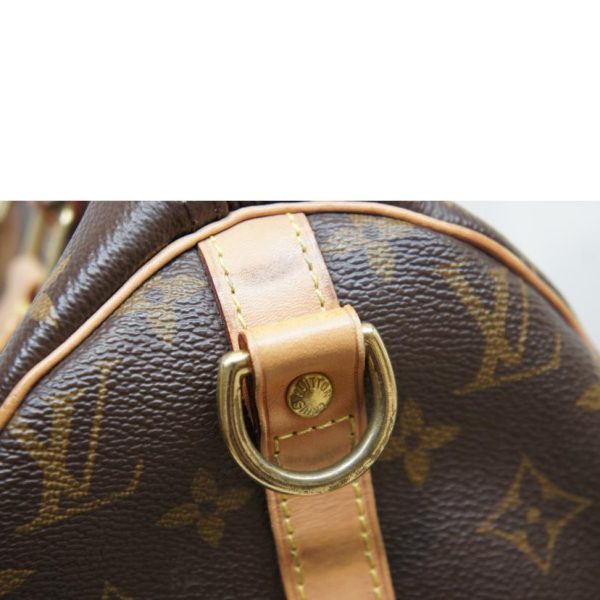 66703 17 Louis Vuitton Speedy Bandouliere Monogram Handbag Brown