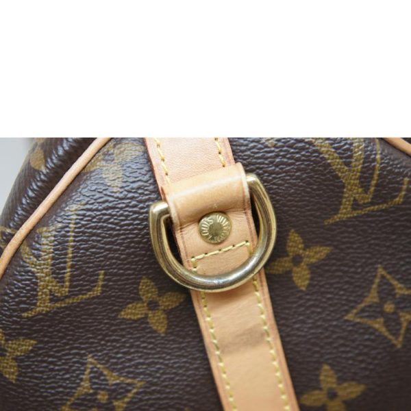 66703 18 Louis Vuitton Speedy Bandouliere Monogram Handbag Brown