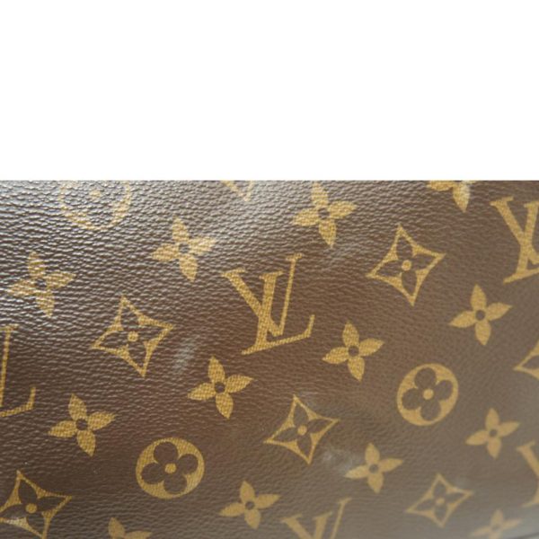 66703 6 Louis Vuitton Speedy Bandouliere Monogram Handbag Brown