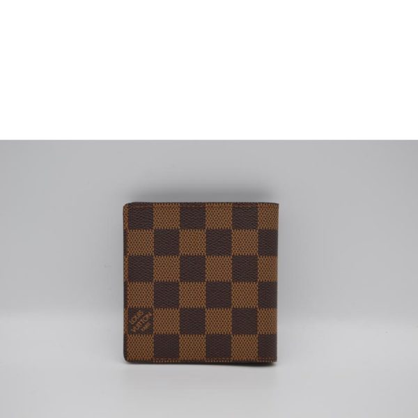 66709 2 Louis Vuitton Porte Bier 6 Cult Credit Damier Wallet Brown