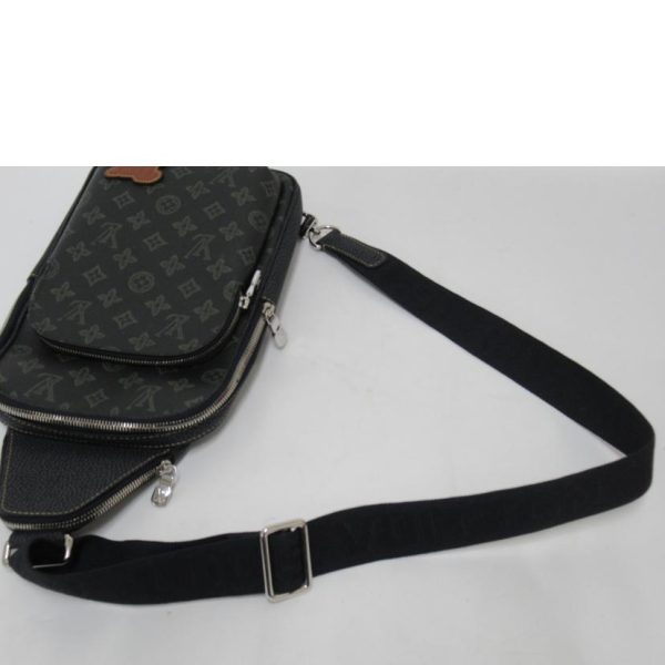 66716 4 Louis Vuitton Fall Avenue Sling Bag Monogram Record Bag Brown