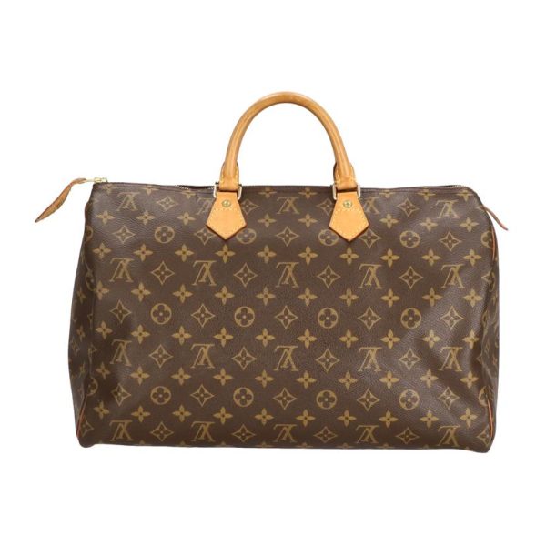 66839 1 Louis Vuitton Speedy 40 Monogram Canvas Bag Brown