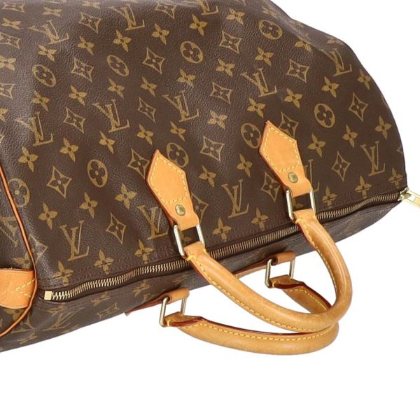 66839 4 Louis Vuitton Speedy 40 Monogram Canvas Bag Brown