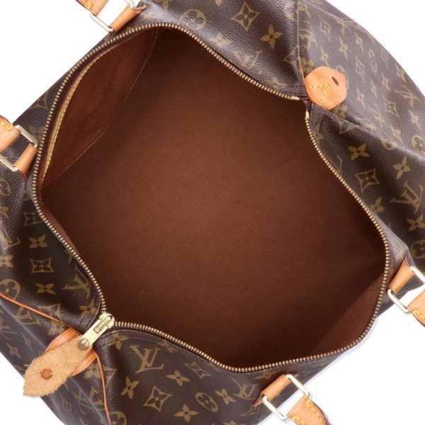 66839 5 Louis Vuitton Speedy 40 Monogram Canvas Bag Brown