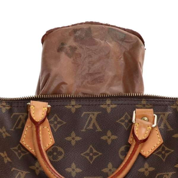 66839 9 Louis Vuitton Speedy 40 Monogram Canvas Bag Brown