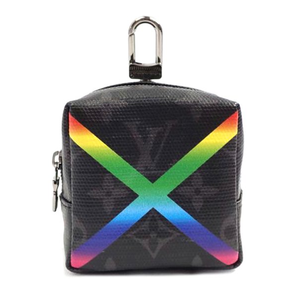 66883 1 Louis Vuitton Rainbow Cross Motif Bijoux Sack Square Pouch Monogram