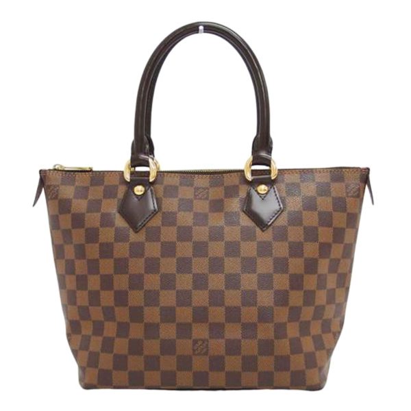 66884 1 Louis Vuitton Saleya PM Damier Bag Brown