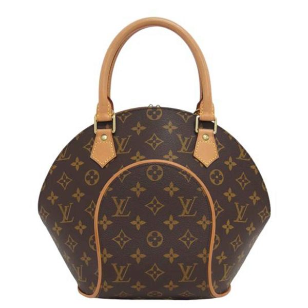 66952 1 Louis Vuitton Ellipse PM Monogram Bag Brown