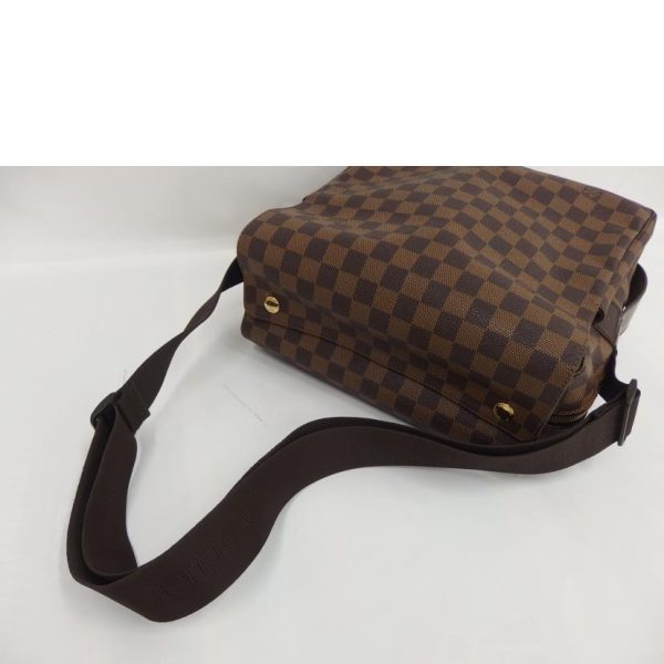 66963 3 Louis Vuitton Naviglio Damier Shoulder Bag Brown