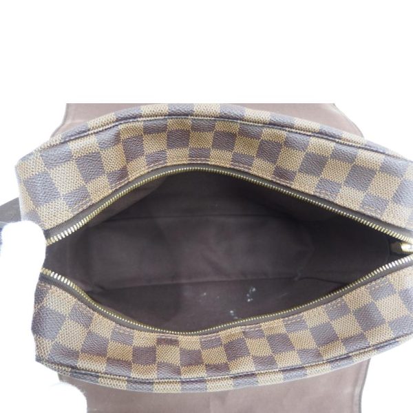 66963 6 Louis Vuitton Naviglio Damier Shoulder Bag Brown