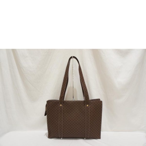 66996 2 Celine Macadam Tote Bag Brown