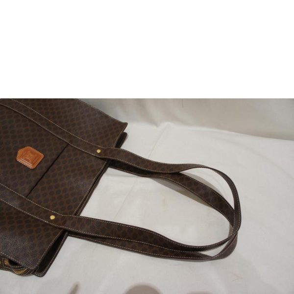 66996 4 Celine Macadam Tote Bag Brown